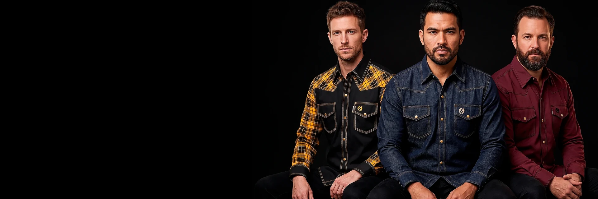 Blue Flame — FR Western-cut shirts