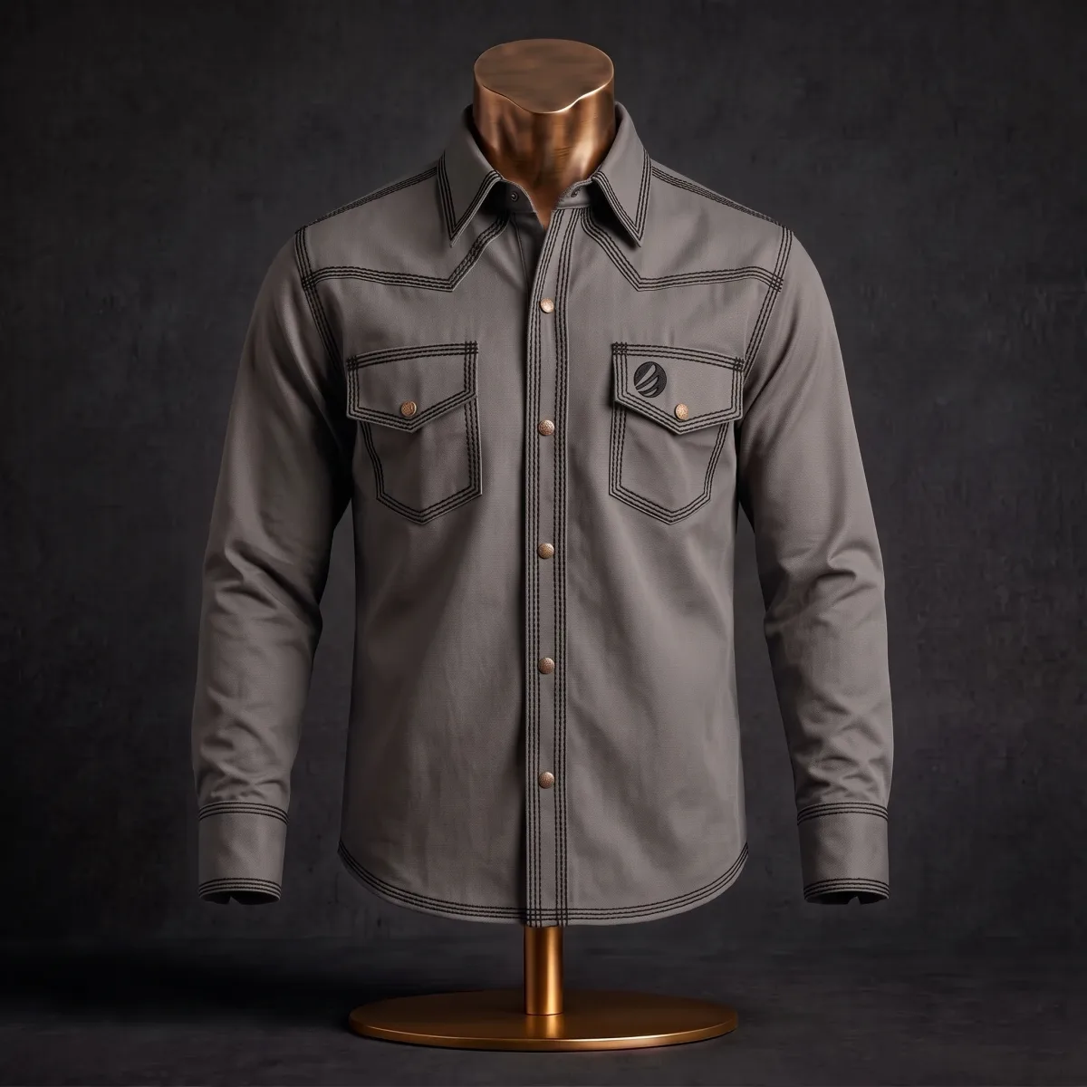 Charcoal Gray Shirt