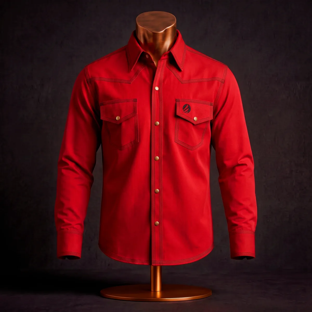 Burgundy Shirt