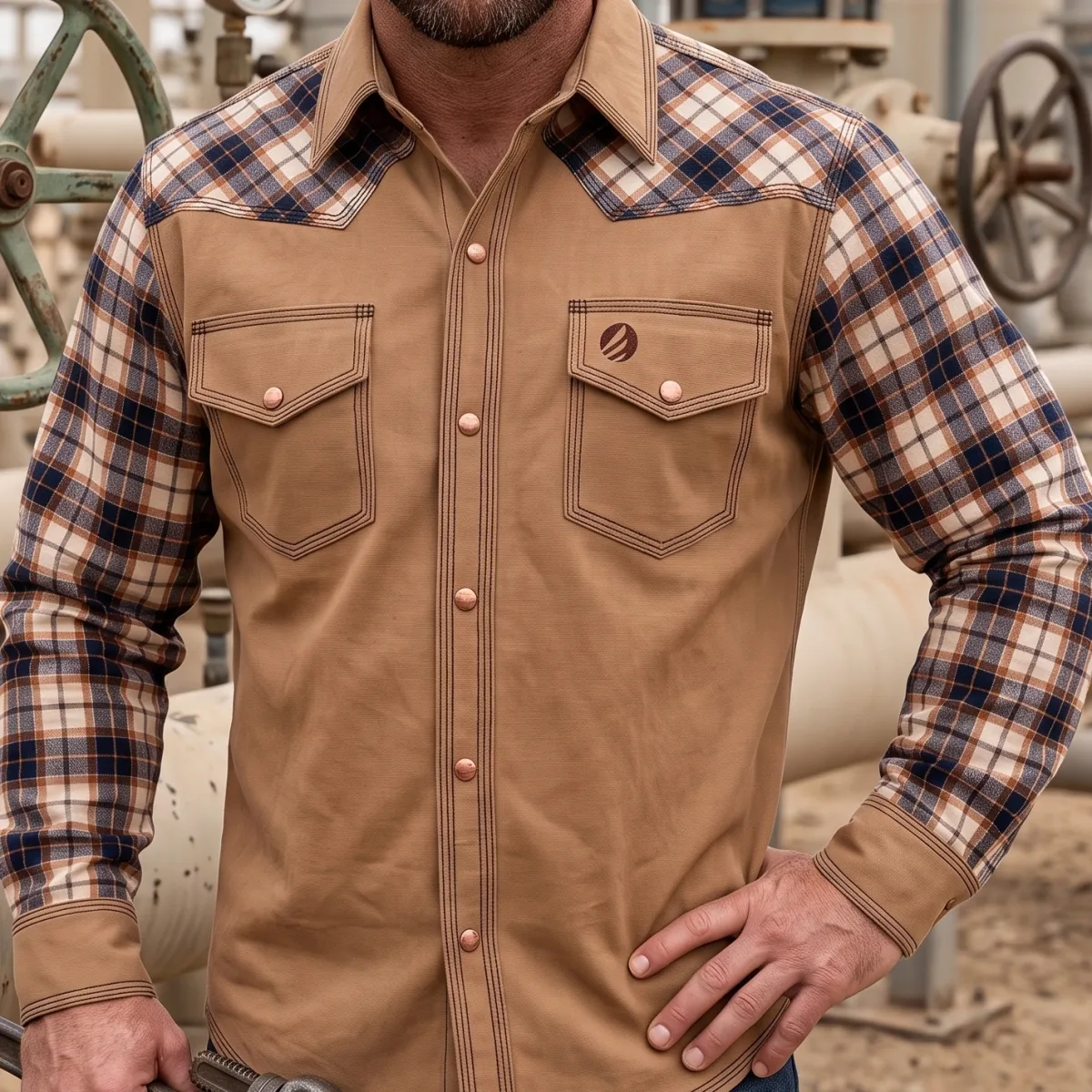 Sand Brown Plaid II Shirt