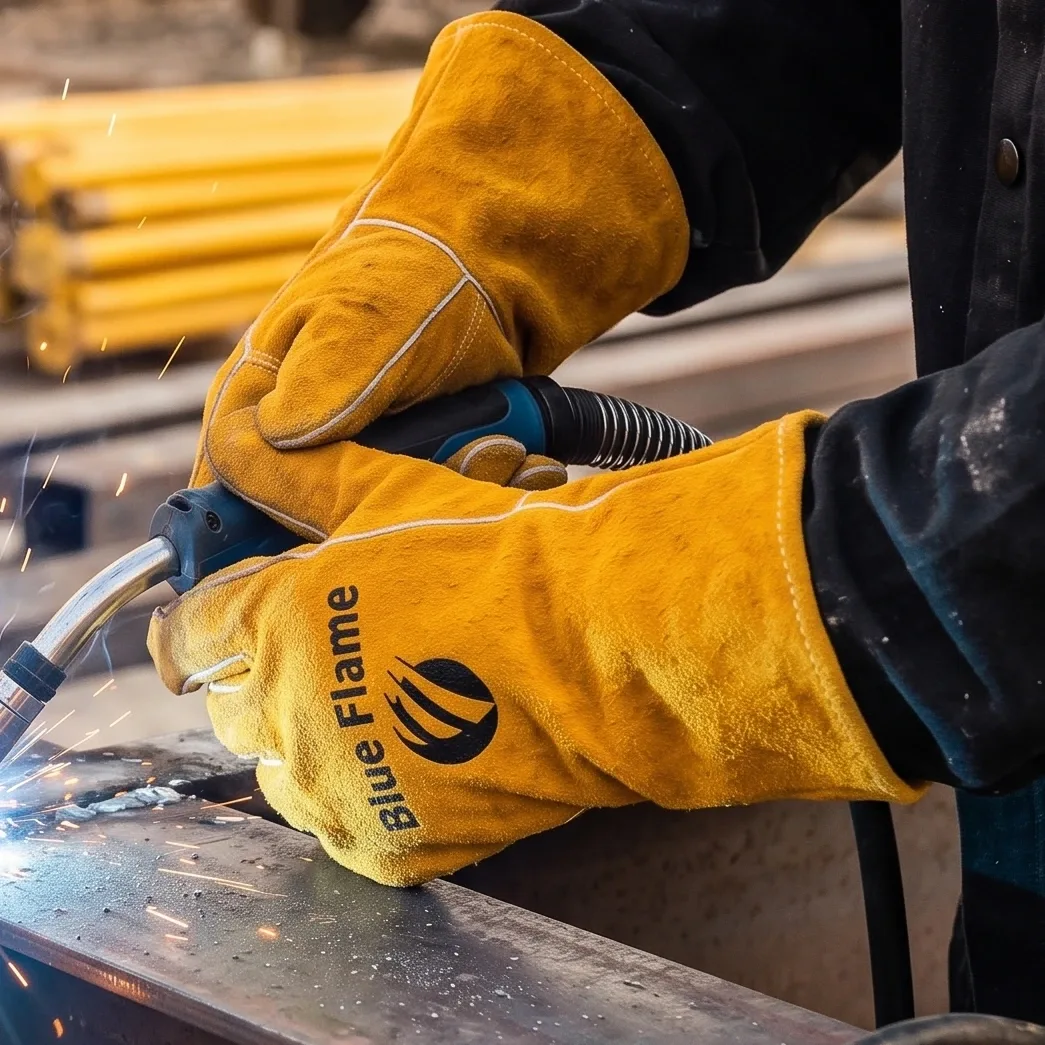 Stick Leather Welding Glove
